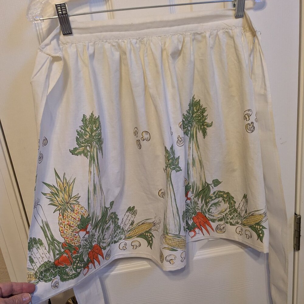 Vintage 1950s Handmade Apron